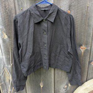 Eileen Fisher Linen Blend Jacket